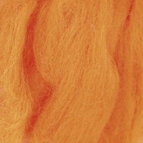 純色美麗諾羊毛-亮橙