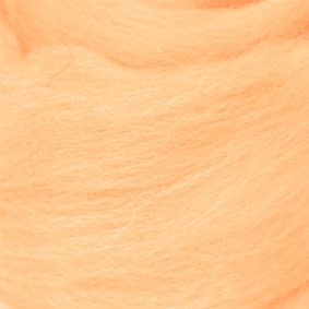 純色美麗諾羊毛-粉橘