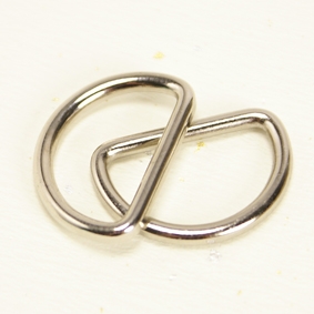 提耳環20厘半圓-白K