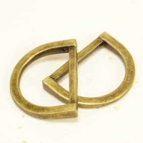 提耳環25厘半圓-青古銅