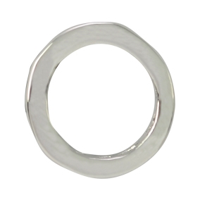 圈環-鏤空心型-正白k