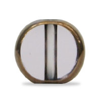 鍍金圓餅珠-8mm