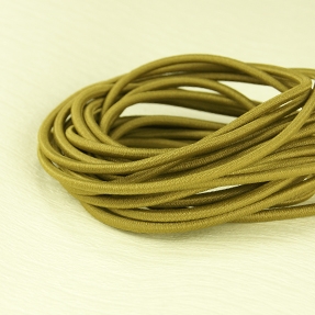 鬆緊圓繩-橄綠