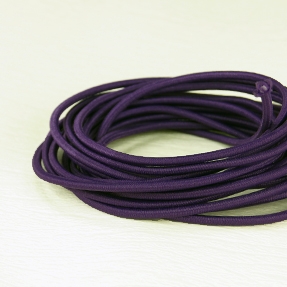鬆緊圓繩-深紫