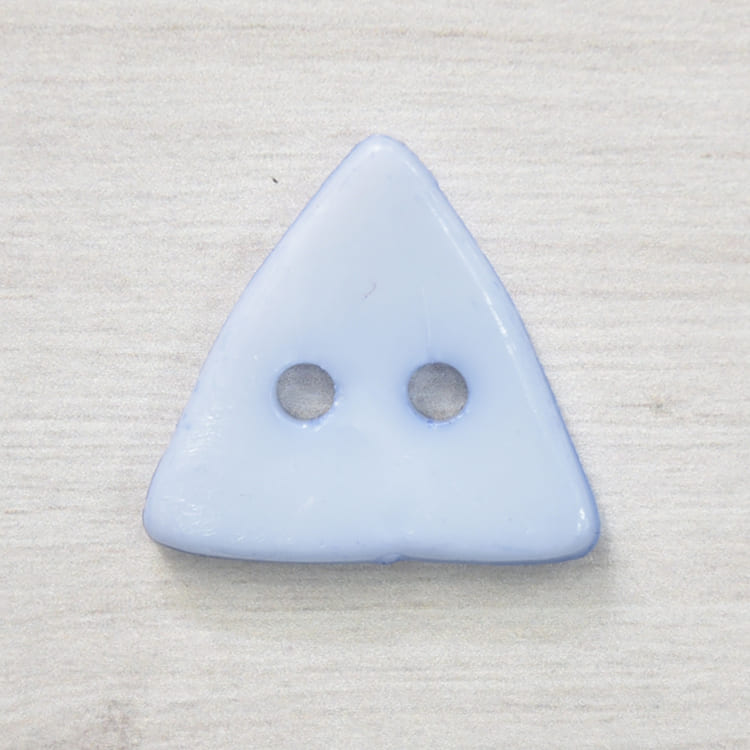 塑料鈕釦-三角形-藍
