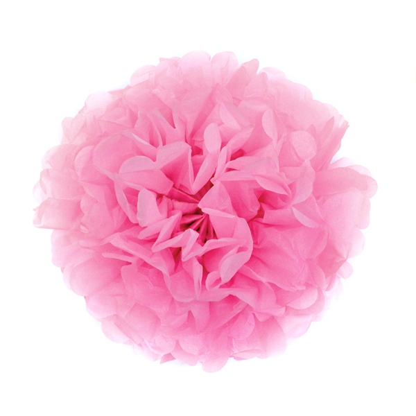 紙花球-粉紅