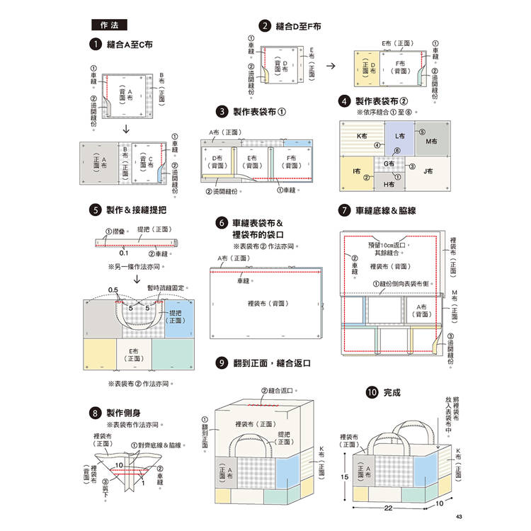 手作布包必學的零碼好點子